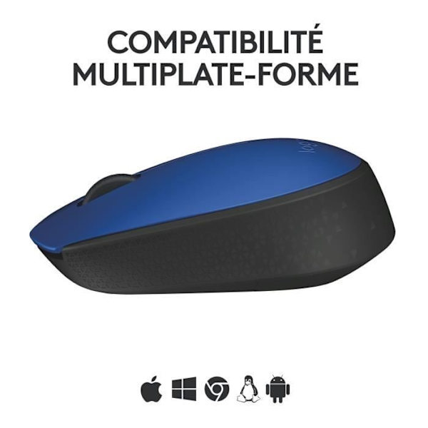 Mus - Trådløs - Logitech - M171 - Ambidextrous - Blå