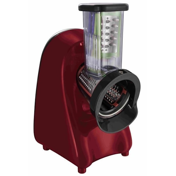 Slice & Go-hakker - RUSSELL HOBBS - Desire 22280-56 - 200 W - Rustfrit stål tilbehør til udskæring og rivning Rød og sort