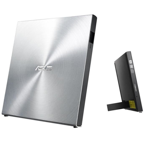 Ulkoisesti liitettävä DVD-asema - ASUS - SDRW 08U5S-U - 8x - USB - Levy Salaus II