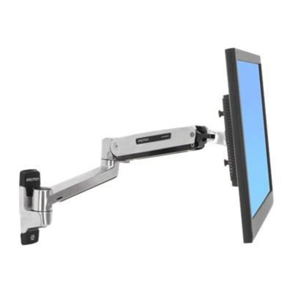 ERGOTRON plattskärmsstödarm - polerad aluminium - 106,7 cm - 11,34 kg Max Rostfritt stål