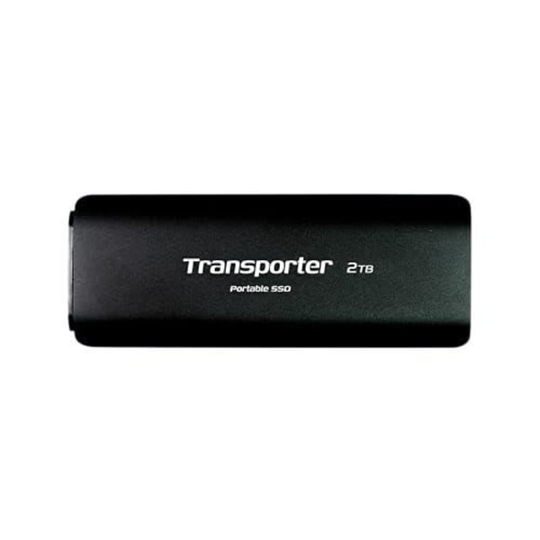 Transporter Portable SSD 2 TB, extern SSD svart, USB-C 3.2 Gen 2 (10 Gbit/s) Kapacitet: 2 TB