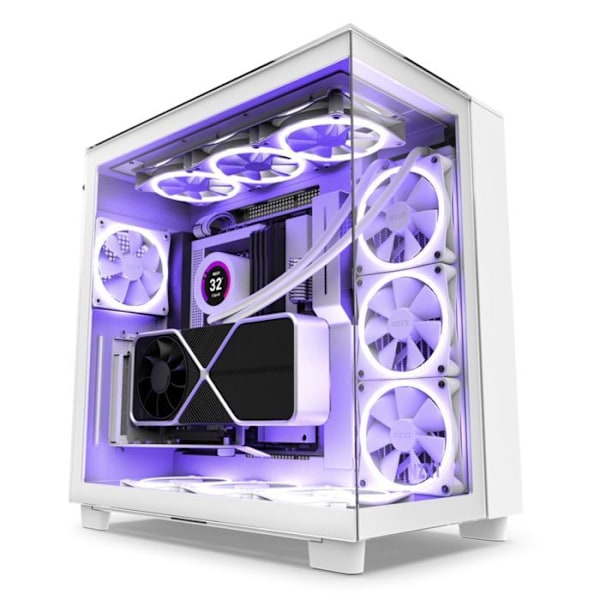 NZXT H9 Elite valkoinen
