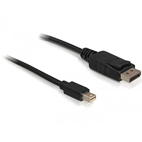 DeLOCK 82698 -kaapeli - Mini DisplayPort - DisplayPort - 1 m - musta