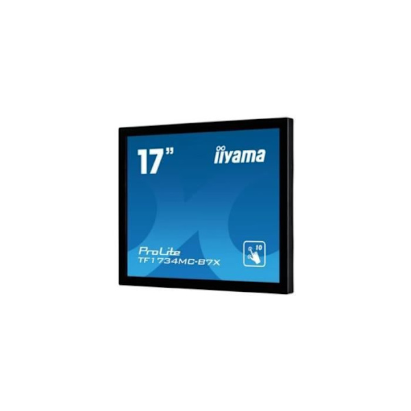 SCREEN IIYAMA 17" Open Frame Touch Black PCAP 10pts1000:1 1280x1024 USB VGA HDMI Display Port 350cd/m² 5ms Land/Portræt TF1734MC-B7