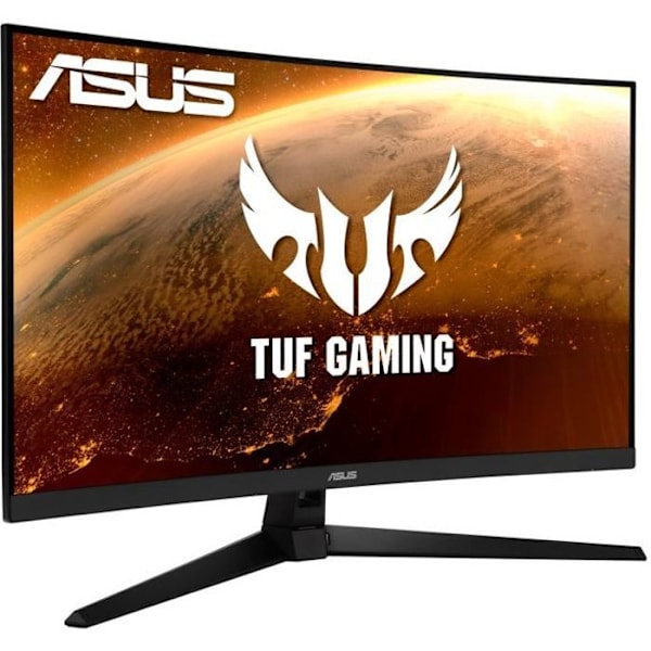 ASUS TUF VG32VQ1BR Gaming PC-skærm - 31,5" - VA Curved - WQHD (2560x1440) - 1ms MPRT - 165Hz - Freesync Premium - HDMI/DP - Sort