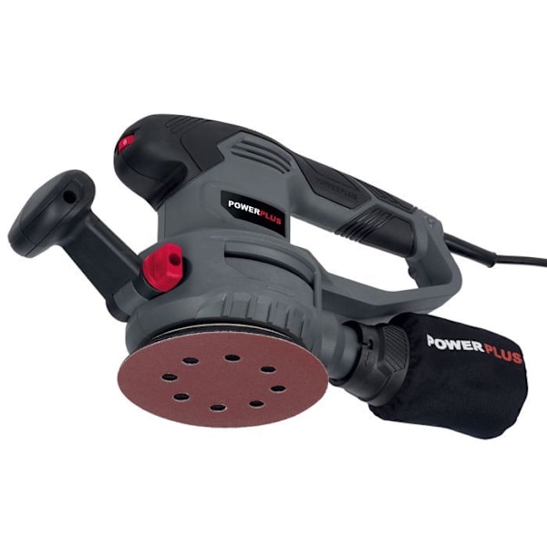 Ponteva eksentrinen 450w 125mm Powerplus grå