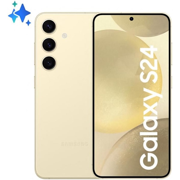 Samsung Galaxy S24 5G 8GB/128GB Gul (ravgul) Dual SIM SM-S921B Ravfarvet, Gul