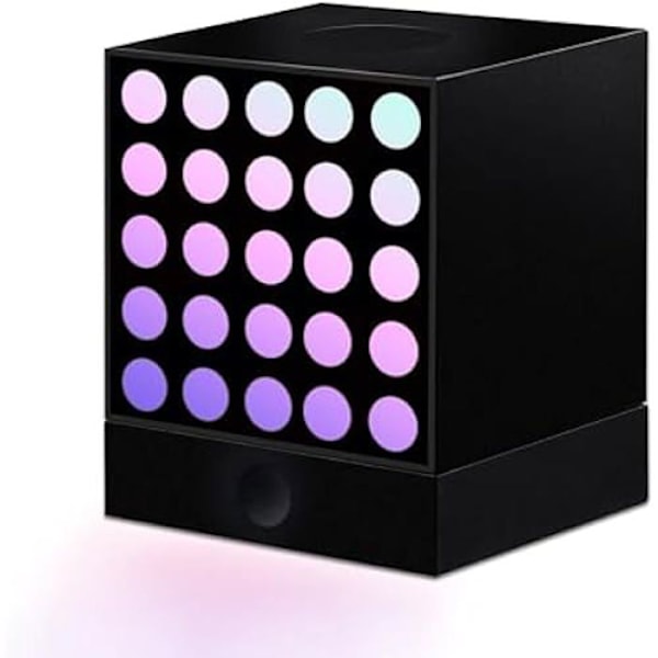 Bordlampe - YEELIGHT - Cube - Intelligent - Wi-Fi/Bluetooth - Sort Svart