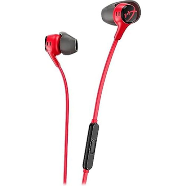 Pelikuulokkeet - HYPERX - Cloud Earbuds II - Immersive Sound - Integroitu mikrofoni - Kantolaukku Röd