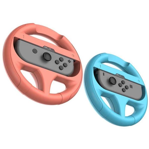 Paket med 2 rattar för Joy-Con - SUBSONIC - Switch 2 - Switch OLED - Switch Rosa och turkos