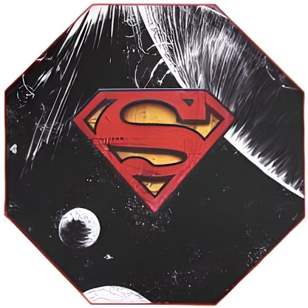 Gamer gulvmatte - Subsonic - Superman - Skridsikker - Vaskbar - 100x100 cms