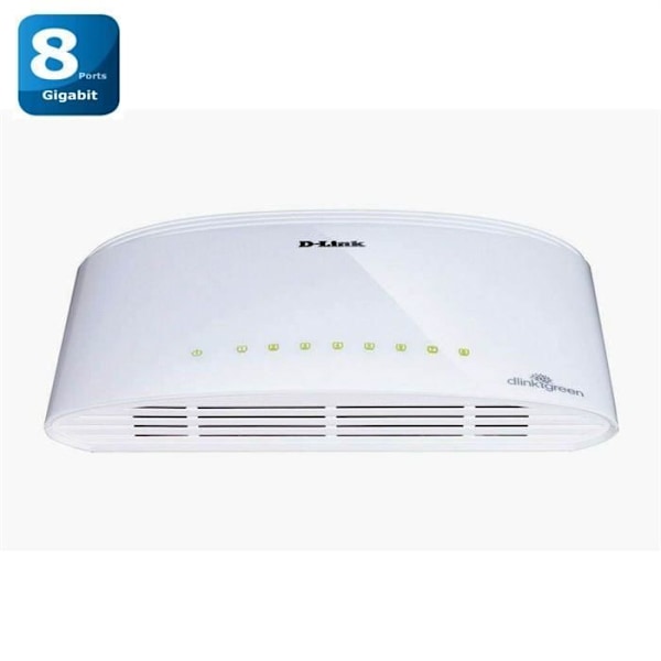 D-Link DGS-1008D - 8-porttinen gigabittikytkin