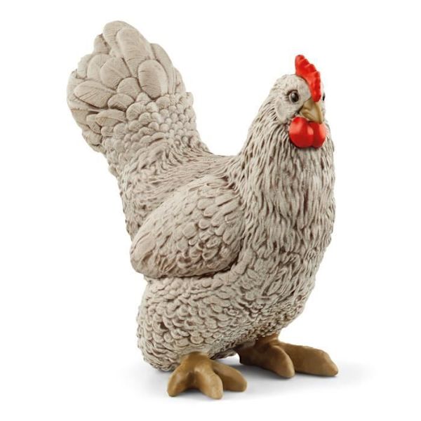SCHLEICH Mobile Chicken Coop Box - Farm World - Med 1 hane, 1 kylling, 1 kylling og æg Flerfärgad