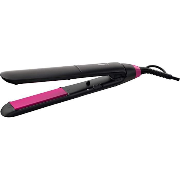 PHILIPS BHS375/00 StraightCare Essential Glattejern - ThermoProtect - 2 temperaturindstillinger - Keramiske/keratinplader Sort, Lyserød