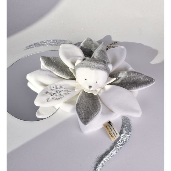 Doudou og Compagnie - Doudou flad petaler Bamse Grå 25 cm grå