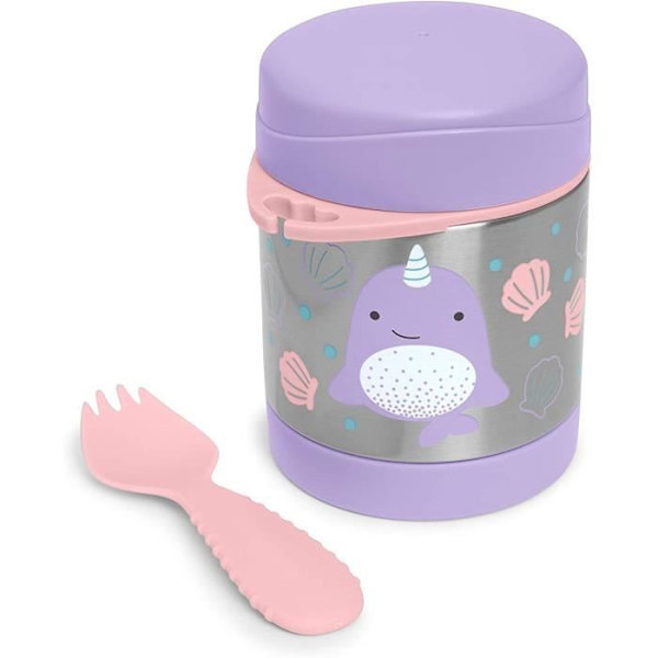 Isolaatioastia - Skip Hop - Narval - Ruostumaton teräs - 325 ml - Lapsi - Vaaleanpunainen Farvet