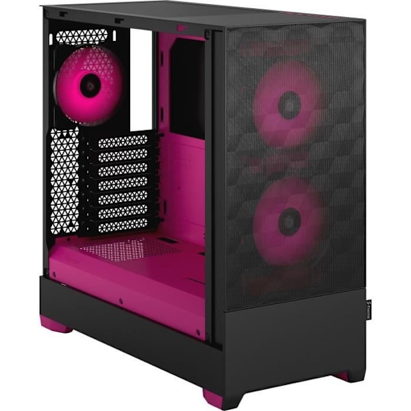 FRACTAL DESIGN - Pop Air RGB Magenta TG - PC-fodral - Magenta (FD-C-POR1A-03)