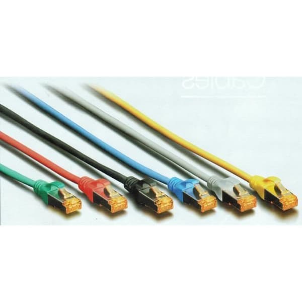 RJ45 LSOH AWG 27/7 CAT 6 S/FTP Patch-kabel Skärmad Bt Röd 7 m Grön
