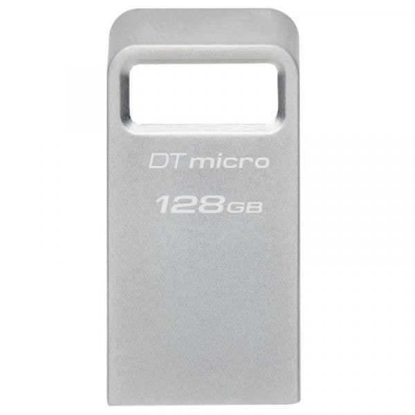 LAGRING, Usb-minnen, 128 GB, Kingston 128 GB Dtmicro 200 MB/s Metal Usb 3.2