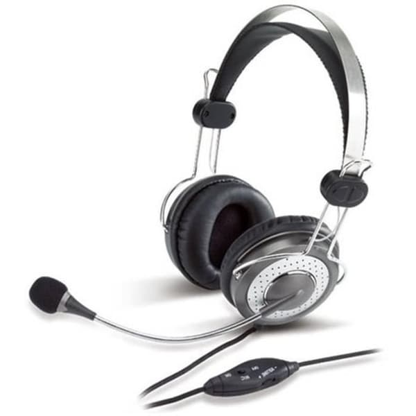 GENIUS Headset Headset - Kabelanslutet - Stereo - Grå