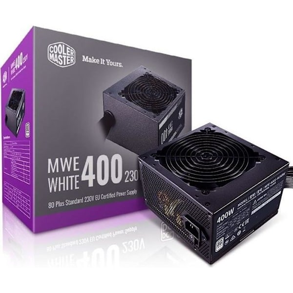 COOLER MASTER Strømforsyning MWE V2 400W 80 - Hvid Sort