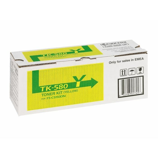 Kyocera Fineceramics GmbH - TK-580Y - Farve: Sort