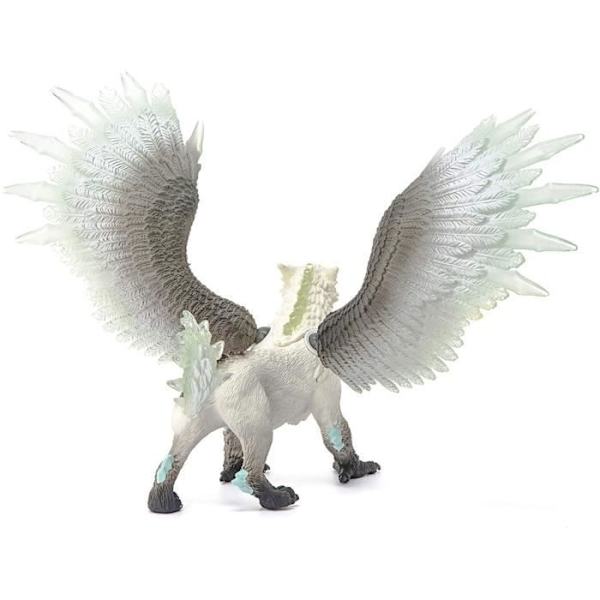Ice Griffin, actionfigur, realistisk og holdbart Schleich-legetøj med bevægelige vinger - gave til drenge og piger fra 7 år Röd