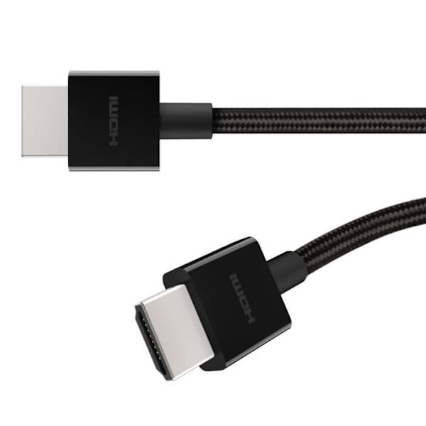 HDMI 2.1-kabel - BELKIN - 2 m - Ultra HD - 48 Gbit/s - Sort