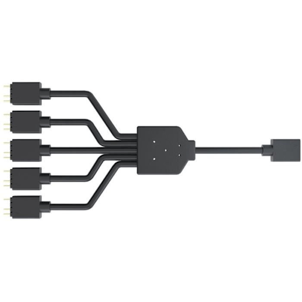 Fan Power Splitter - COOLER MASTER - Adresserbart RGB 1-til-5 splitterkabel (MFX-AWHN-1NNN5-R1)