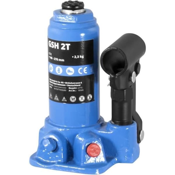 Hydraulisk donkraft - GSH - 10 t - Specialjern - Stål - Universal