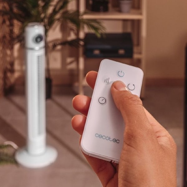 Cecotec Søjleventilator EnergySilence 1090 Skyline Retro Smart Hvid hvid
