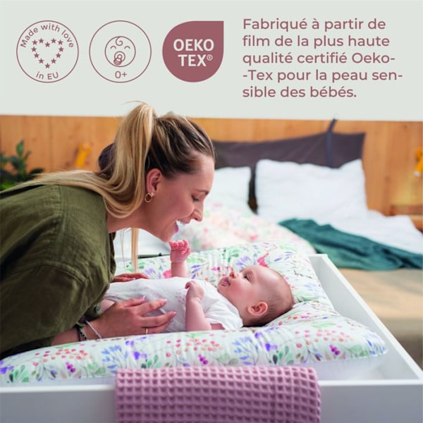 Ceba Baby Paksupatja paksu pesun - Glamour-tyyli, 50x70 cm - Öko-Tex-sertifioitu, Vesitiivis Stil glamour