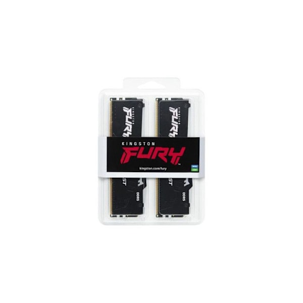 KINGSTON 32GB 6000MT/s DDR5 CL30 DIMM 2 kpl FURY Beast RGB XMP