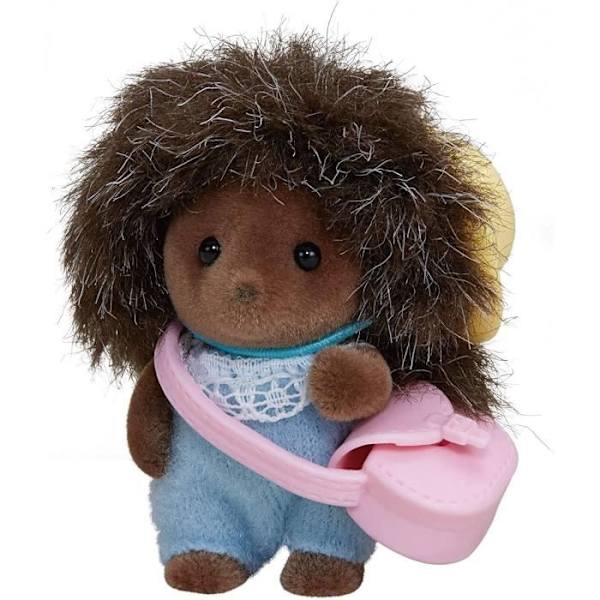 Lasten lelu - SYLVANIALAISET PERHEET - Bebe Herisson - Sekalaiset - 3 vuotta ja vanhemmat - Mukana hattu ja laukku Röd