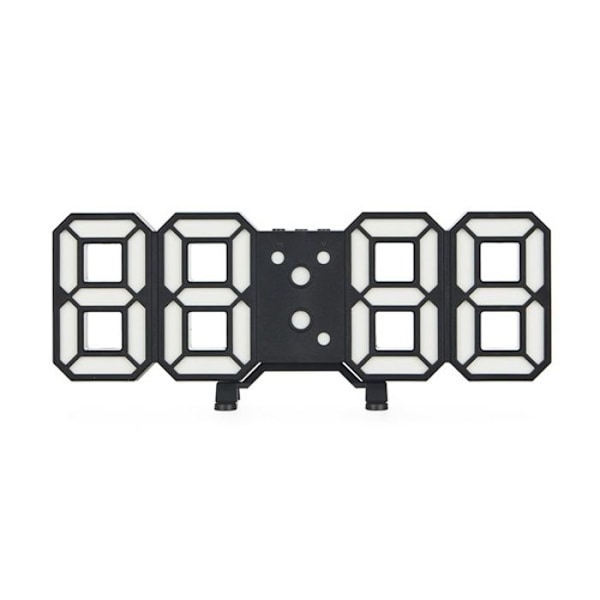Vækkeur - Balvi - Digital - Sort - Retro - Elektrisk sort