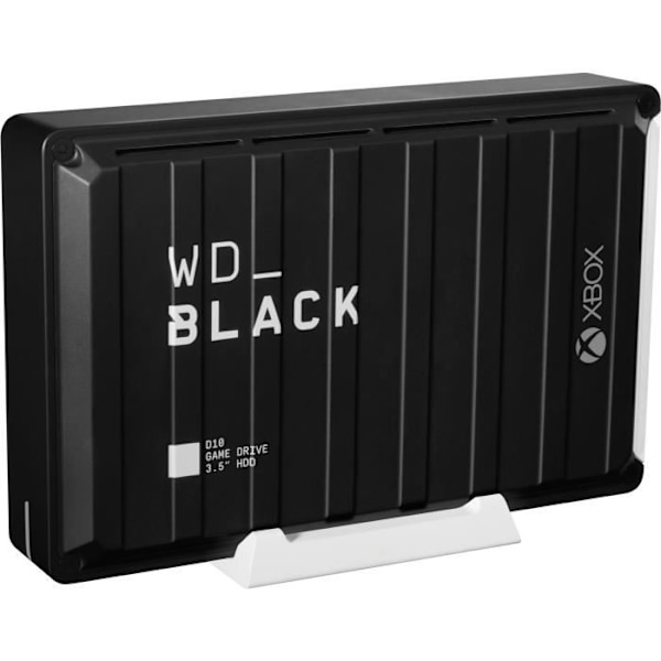 WD_BLACK D10 Game Drive - Ekstern gaming harddisk - 12TB - Xbox One™ + Gratis 1 måneds Xbox Game Pass-abonnement