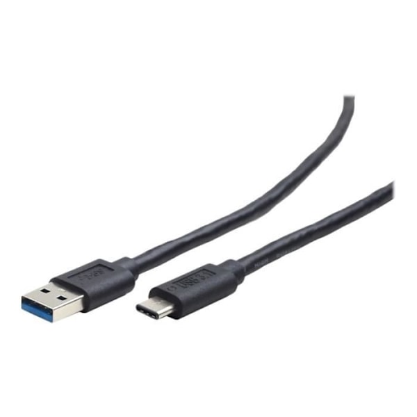 GEMBIRD CCP-USB3-AMCM-1M USB-C-kaapeli - Kaksoissuojattu - 1 m - Musta