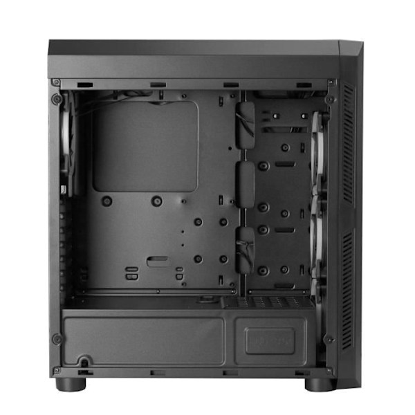 Chieftec Scorpion II, PC, SPCC, karkaistu lasi, ATX, Micro-ATX, Mini-ITX, musta, peli, 0,6 mm