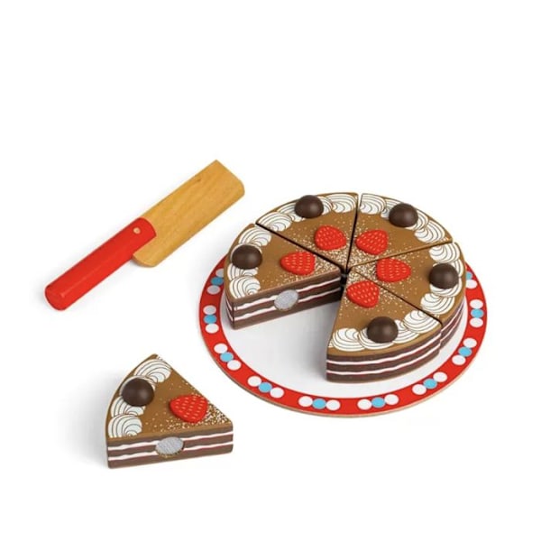 Bigjigs Toys Chokoladekage Flerfärgad