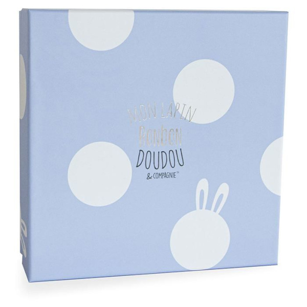 DOUDOU ET COMPAGNIE Lapin Bonbon - Doudou Bleu Blå