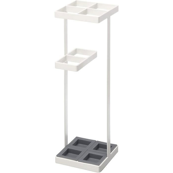 Paraplyholder - Yamazaki - Stål - Hvid - 11 x 11 x 36 cm - Minimalistisk Design hvid