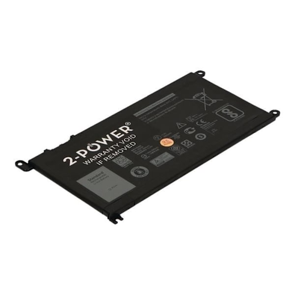 Laptop batteri - 2-strøm - Dell Inspiron 13 5378 2-i-1 - 3 lithium-polymer celler - 3500 mAh