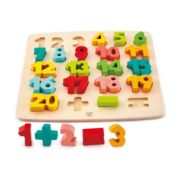 Puzzle første beregninger Flerfärgad