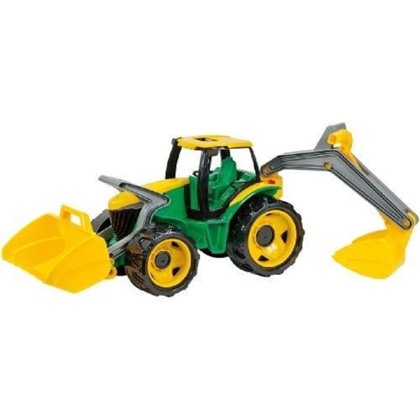 LENA 2080 kæmpe traktor med frontlæsser og metalskovl til børn fra 3 år og derover Farver tro mod originalen