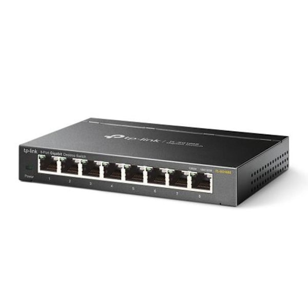 Switch Gigabit - TP-LINK - Tl-Sg108S - 8 portar - Icke hanterad - QoS, Plug and Play