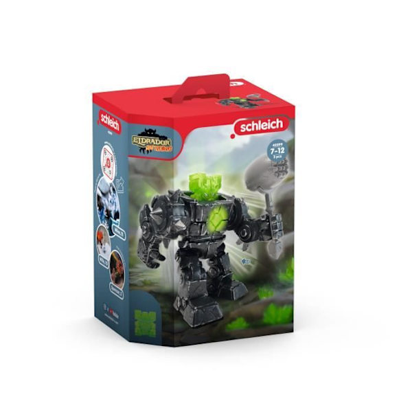 Stone Dark Cyborg - Eldrador Mini Creatures - 42599 - Blandet - Fra 7 år - Schleich Flerfärgad
