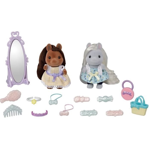 Sylvanian Families - Ponyvennerne og deres stylingsæt Flerfärgad