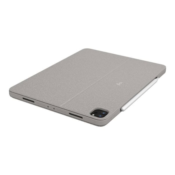 Aftageligt tastaturetui - LOGITECH - Combo Touch - Til iPad Pro 12,9 tommer (5. og 6. generation) - Sandfarve