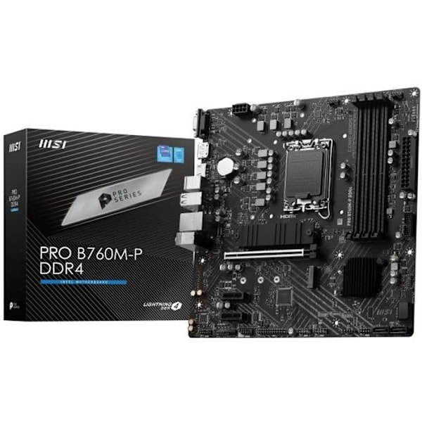 Bundkort - MSI - PRO B760M-P DDR4