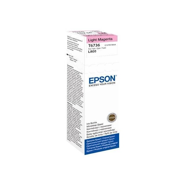 EPSON blækpatron - Lys magenta - L1800, L800, L805, L810, L850 - 70 ml